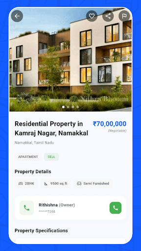 Nithra Bhoomi App Property Details