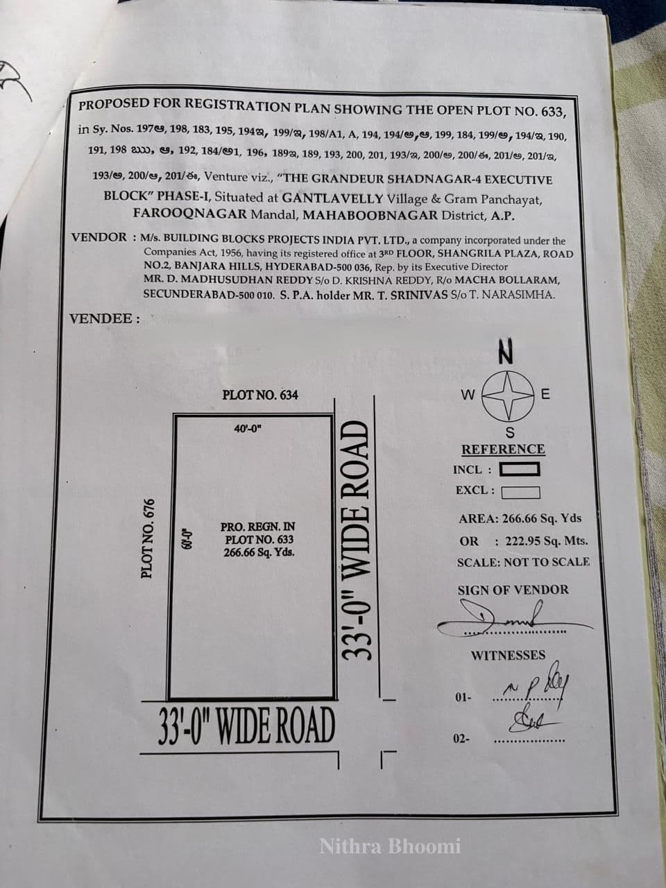 Plot Property in Shadnagar