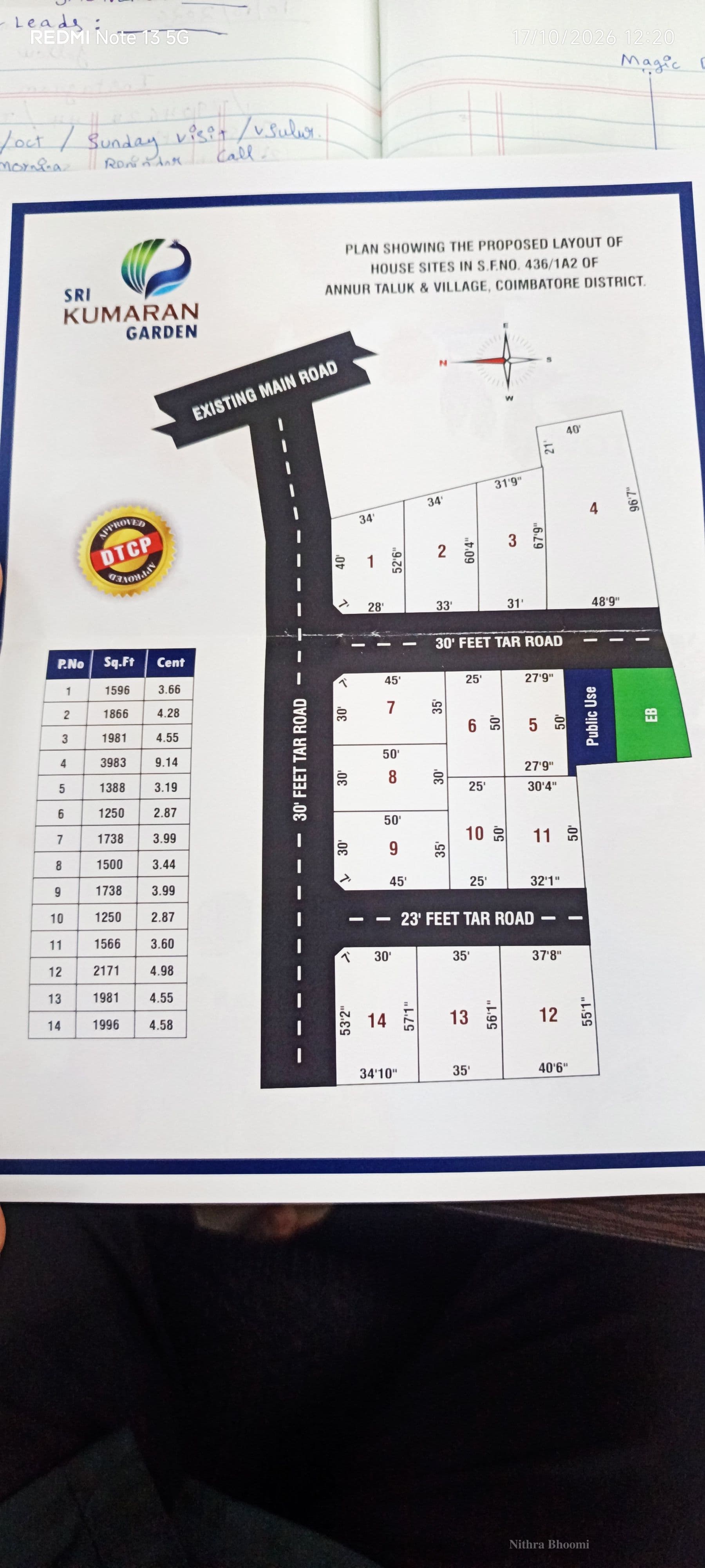 Plot Property in Opposite, Annur