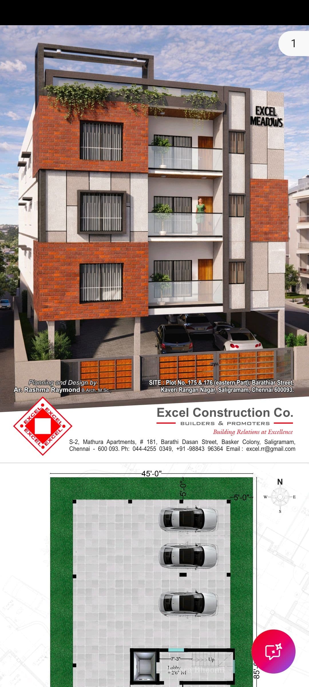 Apartment Property in Saligramam, Chennai