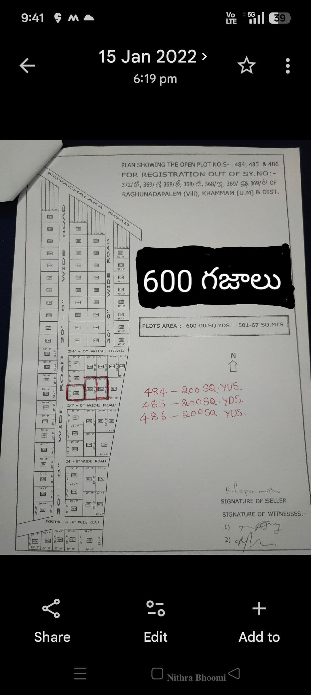Plot Property in Raghunadhapalem